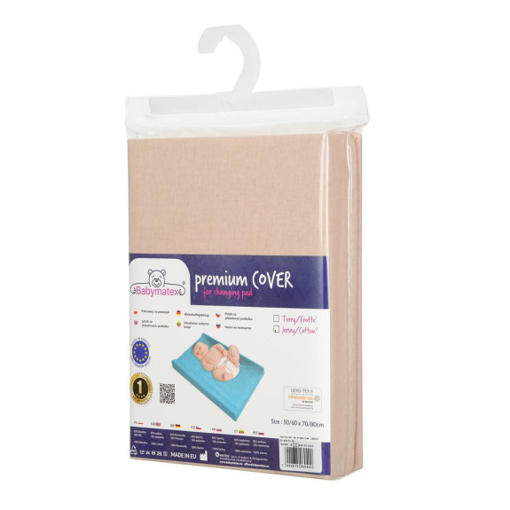 Potah na přebalovací podložku jersey 50/60 x 70/80 cm BabyMatex