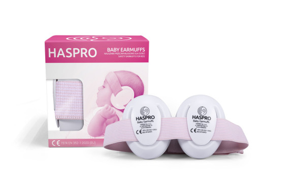 Hearing Protection Baby sluchátka na uši 0 m+ Haspro