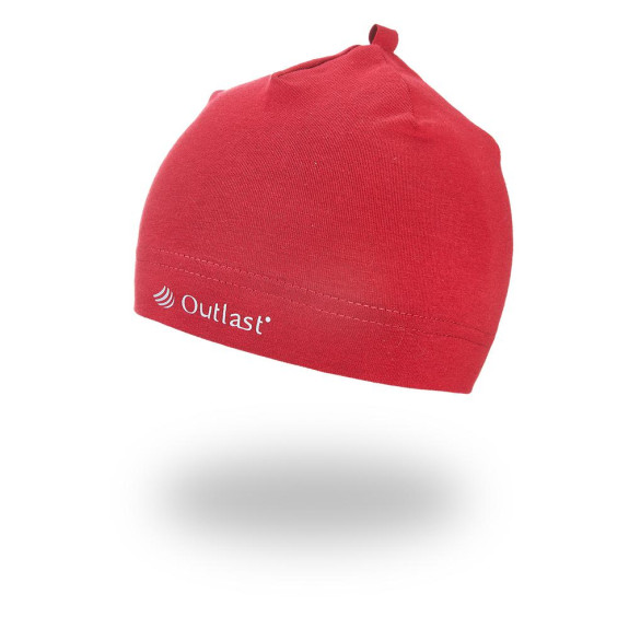 Čepice tenká Outlast® s UV faktorem 50+ Scarlet