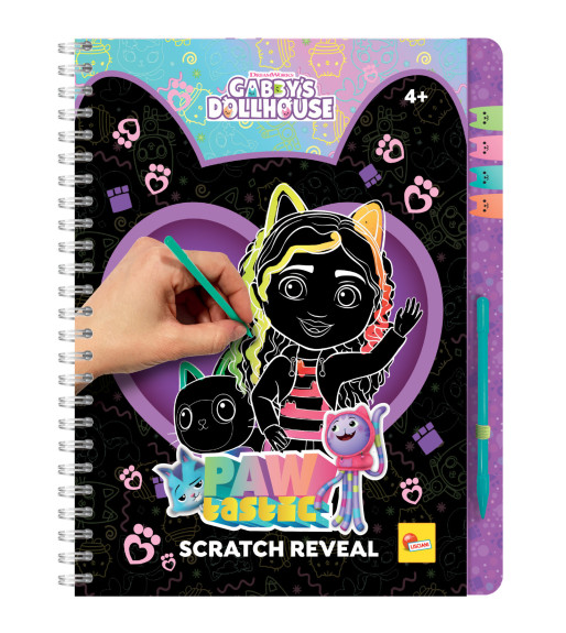 Scretch reveal tlapkový Gabby´s Dollhouse
