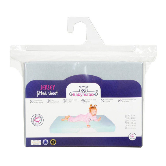 Prostěradlo jersey s gumou 70 x 140 cm BabyMatex