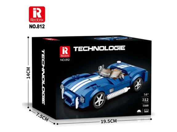 Sportovní kabriolet Cobra S 1:24 Reobrix