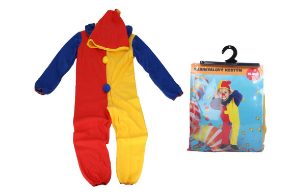 Set karneval - klaun Vel. M 110-120 cm