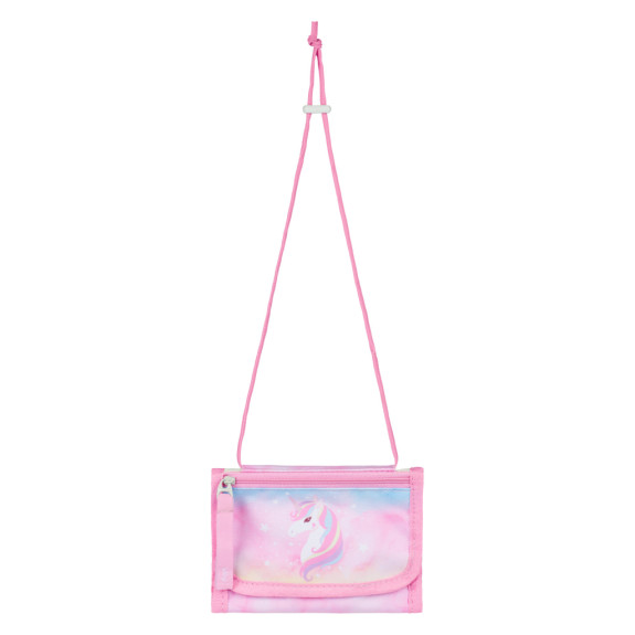 Set 5 Airy Rainbow Unicorn: batoh, penál, sáček, zástěra, peněženka Baagl
