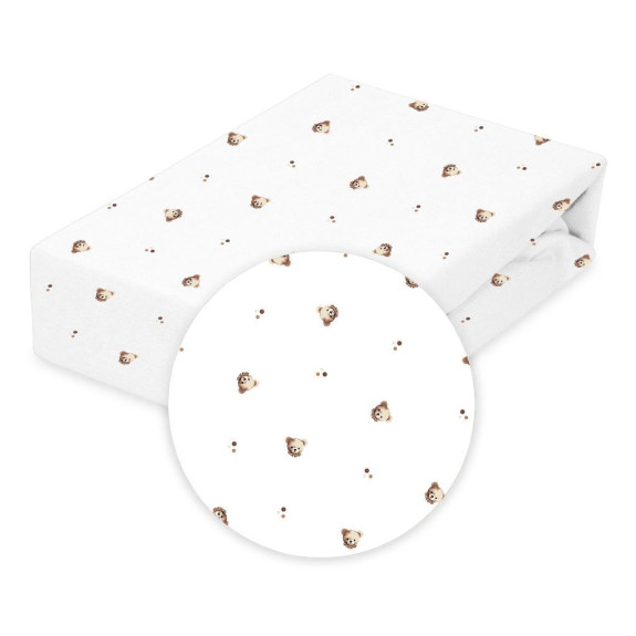Nepromokavé prostěradlo jersey Print 70 x 140 cm Babymatex