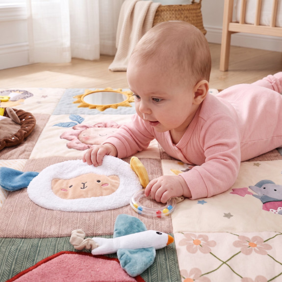 Interaktivní hrací deka Jumbo, Soft Beige Zopa