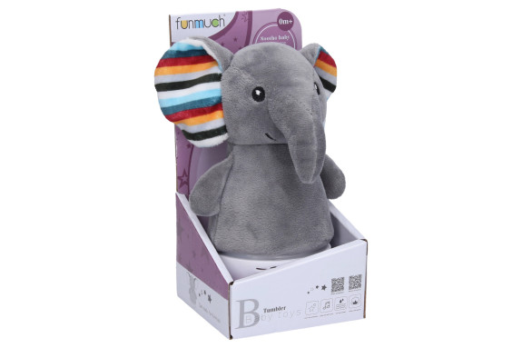 Usínací slon Roly Poly s efekty 16 cm