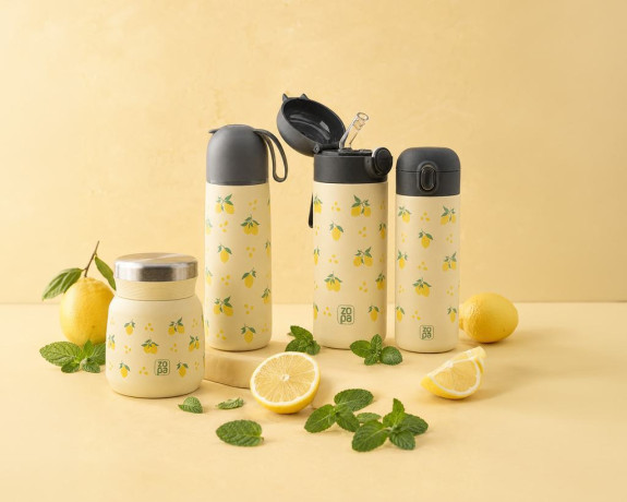 Termoska na tekutiny se silikonovým držákem 400 ml Zopa