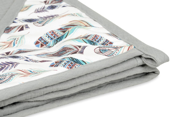 Mušelínová osuška s kapucí Design 85 x 85 cm Babymatex
