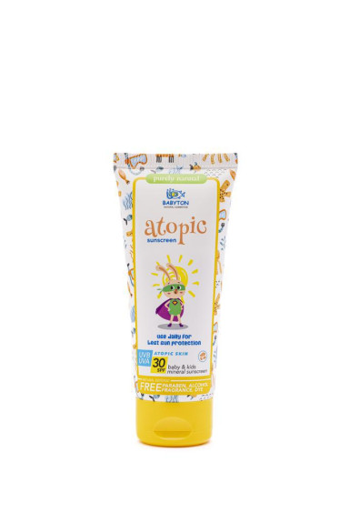 Přírodní opalovací krém Atopic 100 ml Babyton