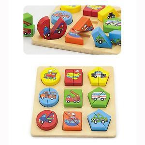 Dřevěné puzzle vkládačka - doprava Viga