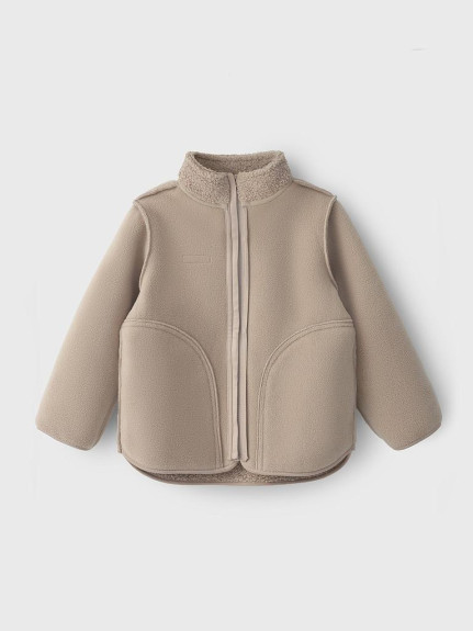 Fleecová bunda Theo Almond Milk Leokid