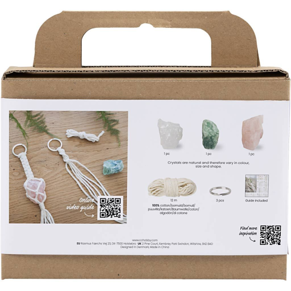 Kreativní sada Mini Craft Kit Macramé Key Rings Creativ Company