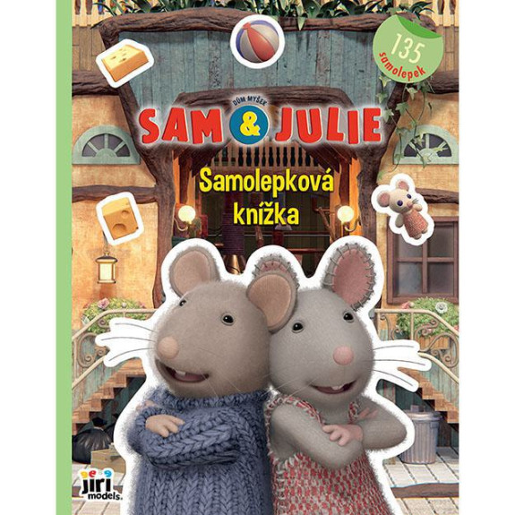 Samolepková knížka Dům myšek Sam & Julie