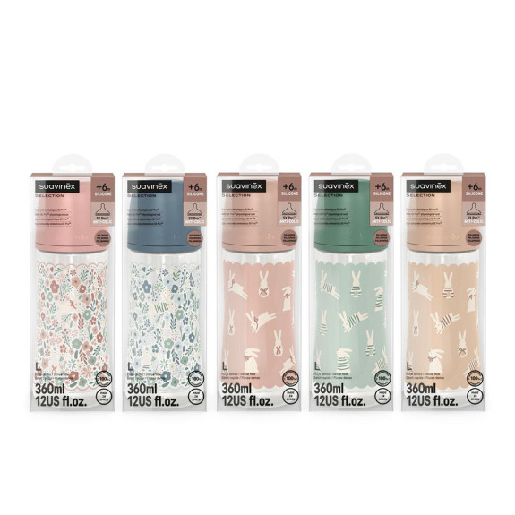 Kojenecká láhev Wonderland New 360 ml Fyziol průtok L Suavinex