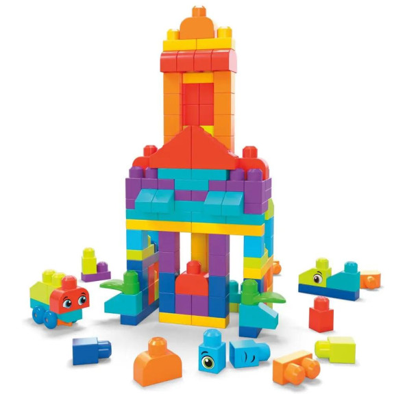 Mega Blocks Pořádně velký pytel kostek - modrý