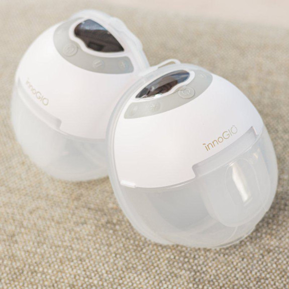 Přenosná elektrická odsávačka mateřského mléka GIOmum Line Discreet Light Double innoGIO