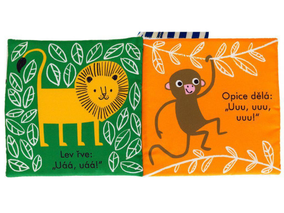 Zoo - První látková kniha Lisa Jones, Edward Underwood