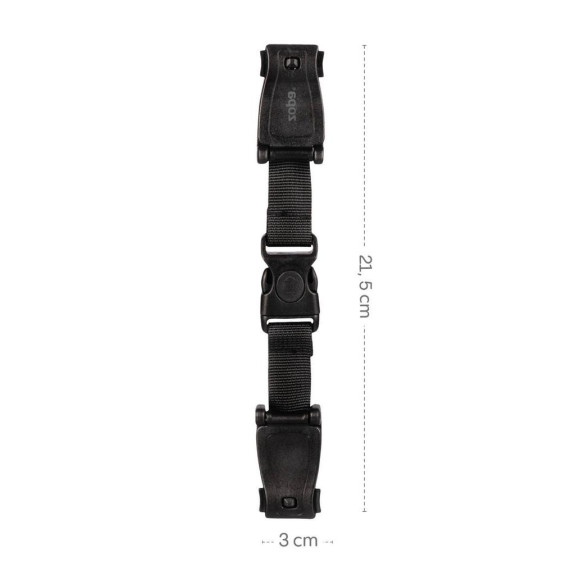 Zámek bezpečnostních pásů pro autosedačky Deluxe Black Zopa