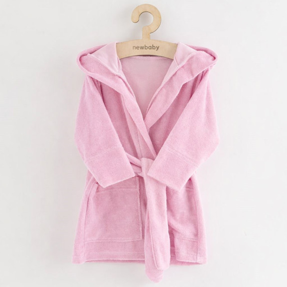 Dětský froté župan New Baby pink