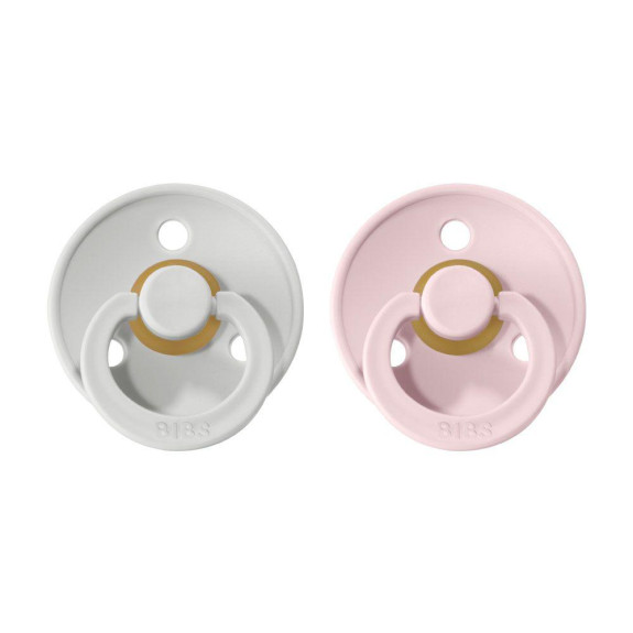 Dudlíky kaučuk 2 ks 6-18 měsíců Colour Bibs