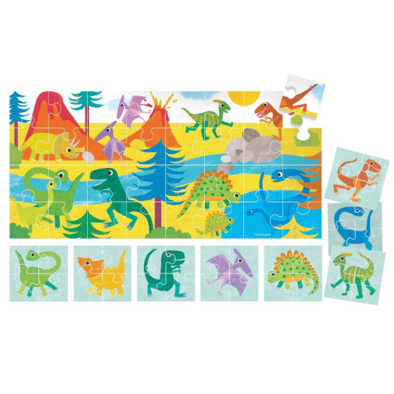 HEADU: Puzzle 8+1 Dinosauři