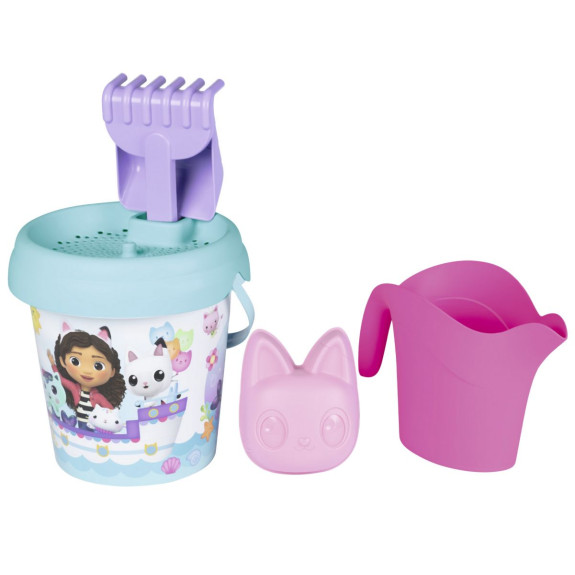 Kyblíček Gabby´s Dollhouse s konvičkou a příslušenstvím