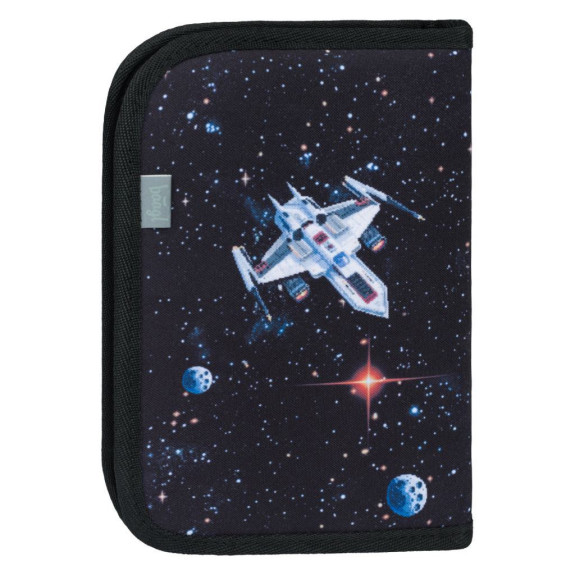 Školní penál jednopatrový Pixel Space Baagl
