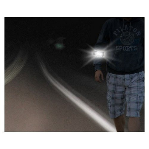 Reflexní samonavíjecí pásek Roller stříbrný 30 cm