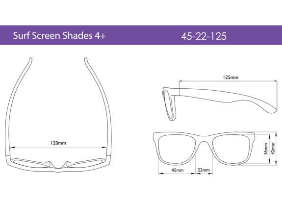 Brýle proti modrému světlu Surf 4+ Real Shades