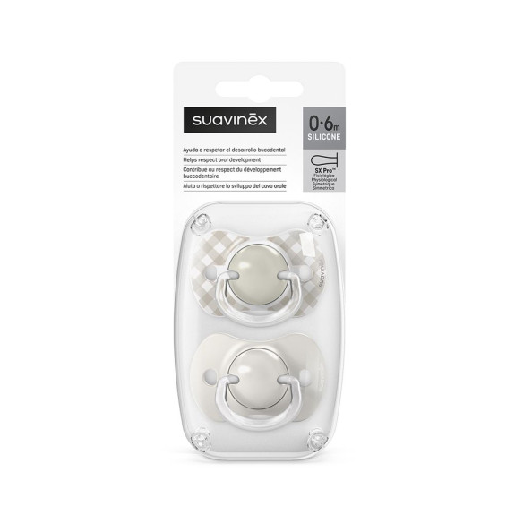 Dudlík SX Pro fyziologický Wild & Free 0/6 m 2 ks Suavinex