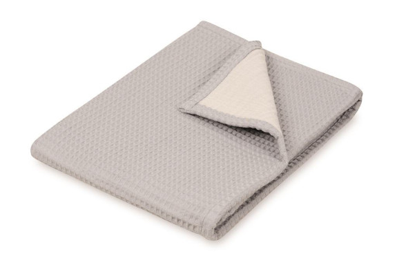 Mušelínová deka Prestige šedá 75 x 100 cm Babymatex