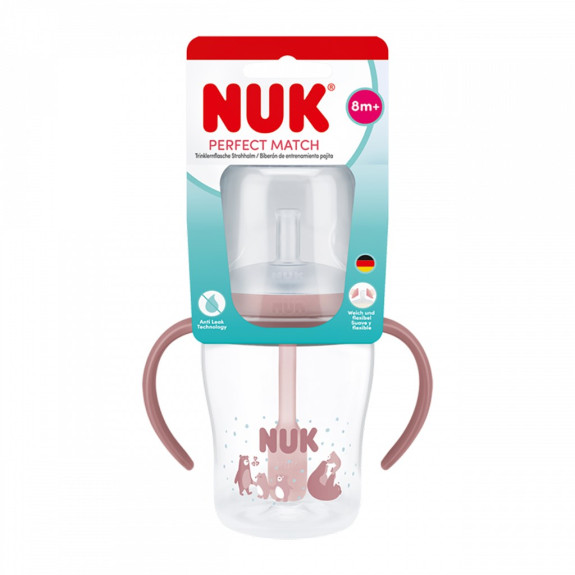 Kojenecká láhev na učení s brčkem 150 ml NUK Perfect Match