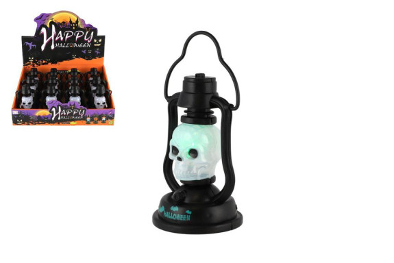 Mini lampička/svítilna strašidelná Halloween se světlem a zvukem