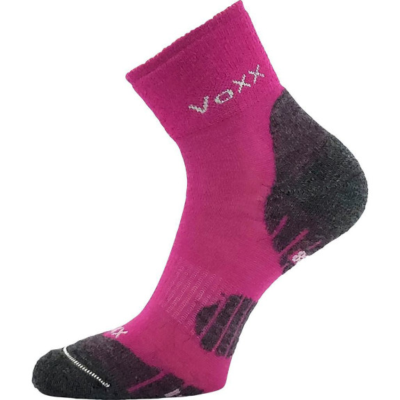 Ponožky dětské zimní vlněné Irizarik II se stříbrem fuxia VoXX 
