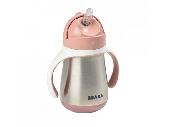 Hrnek termoizolační s brčkem nerez 250 ml