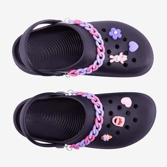Amulety - ozdoby na boty Amuletz Lila set mix Coqui
