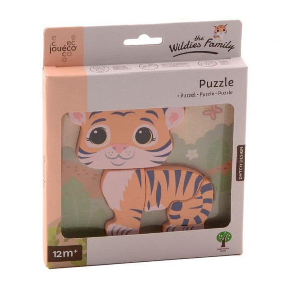 The Wildies Family dřevěné mini puzzle