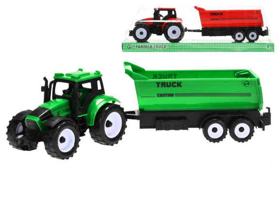 Traktor s vlečkou 29 cm na setrvačník