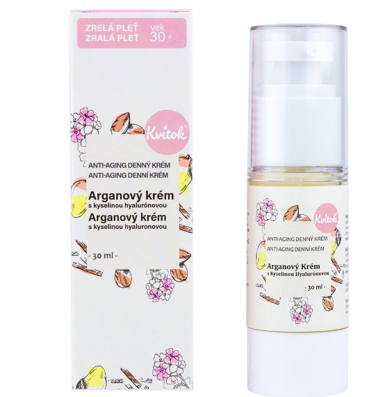 Arganový krém s kyselinou hyaluronovou 30+ 30 ml 