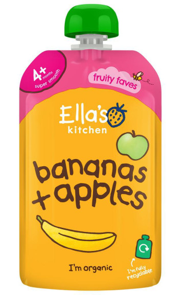 Ella's Kitchen BIO Jablko a banán (120 g)