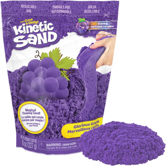 Balení s ovocnými vůněmi hrozny Kinetic Sand