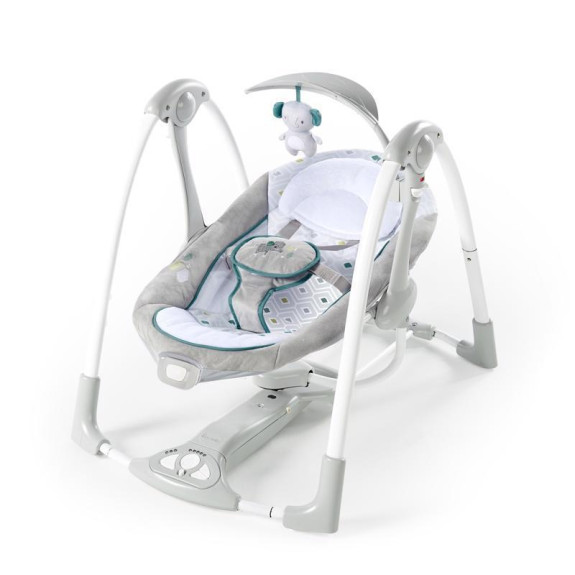 Houpačka konvertibilní vibrující s melodií Nash 2 v 1, 0 m+ do 9 kg Ingenuity