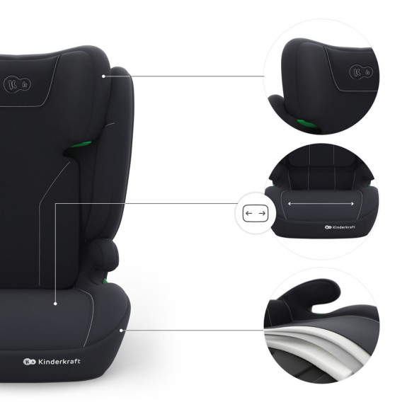 Autosedačka i-Spark 2 Plus i-Size (100-150 cm) Kinderkraft