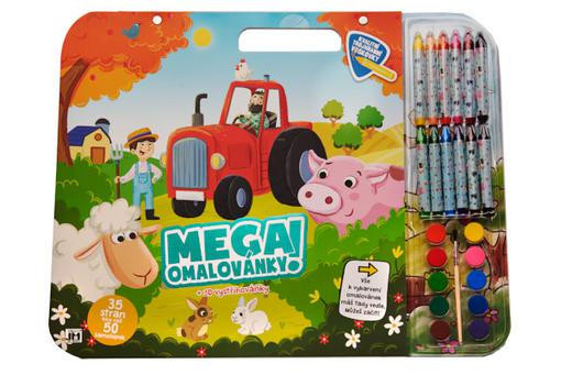 Mega omalovánkový set - Farma