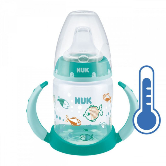 First choice lahvička na učení s kontrolou teploty Nuk