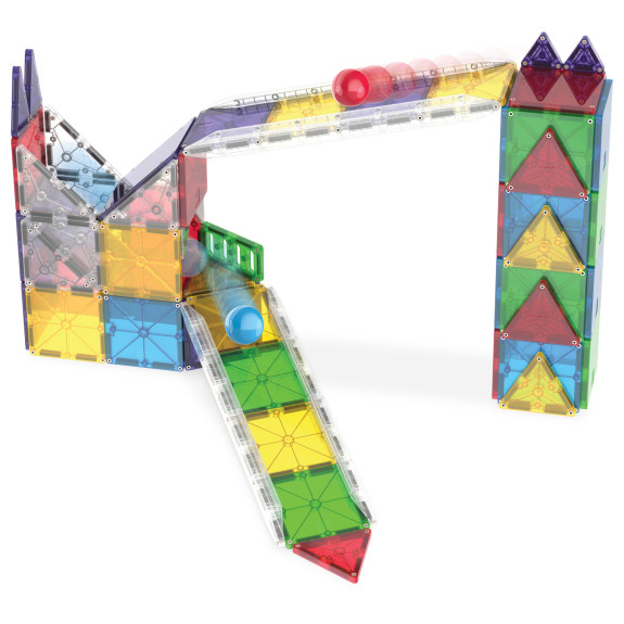 Magnetická stavebnice Rail Racers Deluxe 90 dílů