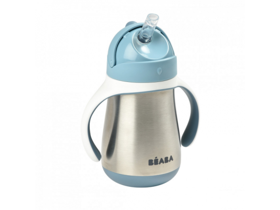 Hrnek termoizolační s brčkem nerez 250 ml