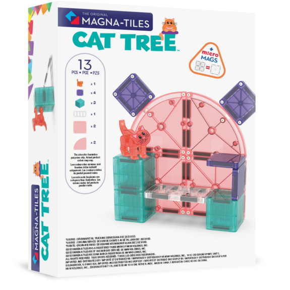 Magnetická stavebnice Cat Tree 13 dílů