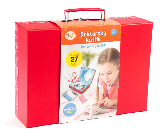 Velký doktorský kufřík 27 ks Plejo
